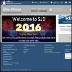 Screen shot of the S J D Computers website.
