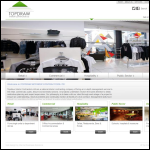 Screen shot of the Topdraw Interior Contractors Ltd website.