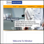 Screen shot of the Windsor Ltd website.