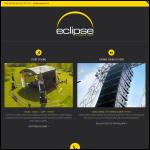Screen shot of the Eclipse Sound & Light website.
