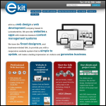 Screen shot of the E-kit Co Uk website.