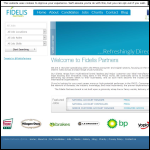 Screen shot of the Fidelis Partners Ltd website.