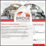 Screen shot of the Bridge Extraction Systems Ltd website.