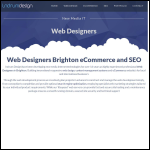 Screen shot of the Indrum Web Design & Search Engine Optimisation website.