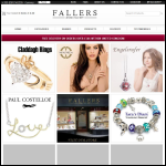 Screen shot of the Fallers International website.