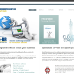 Screen shot of the I-business Resources website.
