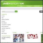 Screen shot of the JMS Sport UK website.