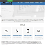 Screen shot of the Alpha Express Despatch website.