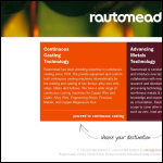Screen shot of the Rautomead Ltd website.