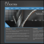 Screen shot of the Newton Precision Engineering Ltd website.