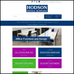 Screen shot of the Hodson Office Supplies website.