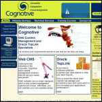 Screen shot of the Cognotive website.