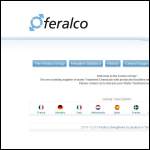 Screen shot of the Feralco (UK) Ltd website.