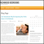 Screen shot of the Richwood Bedrooms website.