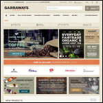 Screen shot of the Garraways website.