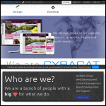 Screen shot of the Cybacat Ltd website.