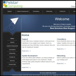 Screen shot of the Pelstar Computing Ltd website.