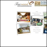 Screen shot of the Truewood Joinery & Shopfitters website.