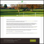 Screen shot of the Commercial Grounds Care website.