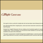 Screen shot of the Carlight Caravans Ltd website.