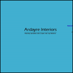 Screen shot of the Ardayre Interiors website.