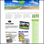 Screen shot of the Shellglade Ltd website.