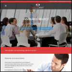 Screen shot of the Insource Ltd website.