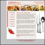 Screen shot of the Indianbites website.