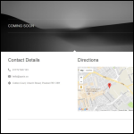 Screen shot of the Opsis Visuals Ltd website.