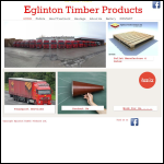 Screen shot of the Eglinton (Timber Products) Ltd website.