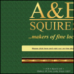 Screen shot of the A. & E.Squire Ltd website.