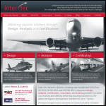 Screen shot of the Inter-tec Services Ltd website.