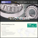 Screen shot of the Redhill Bearings Ltd website.