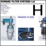 Screen shot of the Howard Filter Systems website.