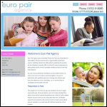 Screen shot of the Euro Pair Agency Ltd website.