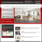 Screen shot of the Clacton Bathroom Centre Ltd website.