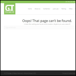 Screen shot of the G & T Property Rental website.