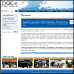 Screen shot of the Defence & Security Equipment International Ltd website.