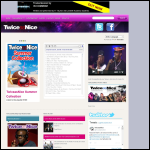 Screen shot of the Twice As Nice Ltd website.