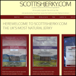 Screen shot of the Scottishjerky.com website.