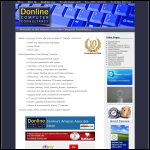 Screen shot of the Donline Computer Consultancy Ltd website.