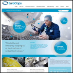 Screen shot of the Eurocaps Ltd website.