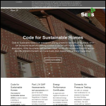 Screen shot of the Sadler Energy & Environmental Services Ltd website.