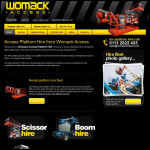 Screen shot of the M Womack Ltd website.