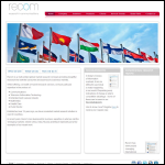Screen shot of the Recom Research in Communications website.
