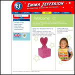Screen shot of the Emma Jefferson website.