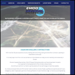 Screen shot of the East Midlands Diamond Drilling Ltd website.