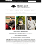 Screen shot of the Black Sheep Ltd website.