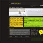Screen shot of the Smart Web Designs website.