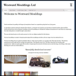 Screen shot of the Westward Mouldings Ltd website.